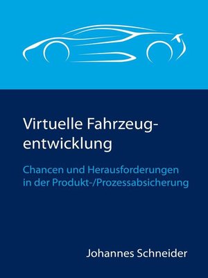 cover image of Virtuelle Fahrzeugentwicklung